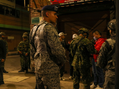 Con patrullajes terrestres la Fuerza Aérea Colombiana refuerza seguridad de Funza, Cundinamarca