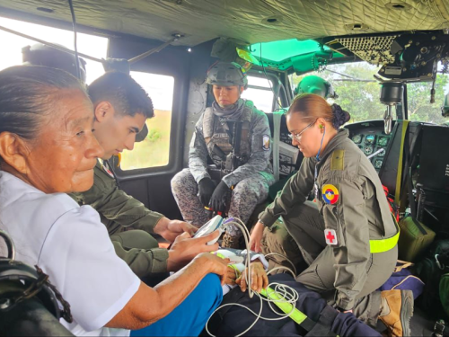 Evacuación aeromédica por mordedura de serpiente en Vichada