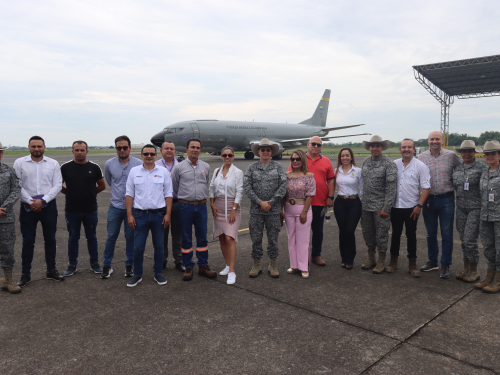 Gremios empresariales fortalecen lazos de amistad con la Base Aérea de los llaneros 
