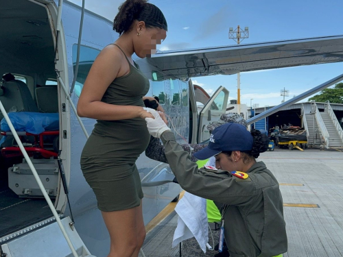 Adolescente en embarazo fue trasladada vía aérea desde Providencia hasta San Andrés