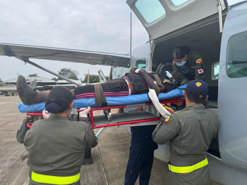 Aeronave medicalizada realiza traslado aeromédico en el Guaviare