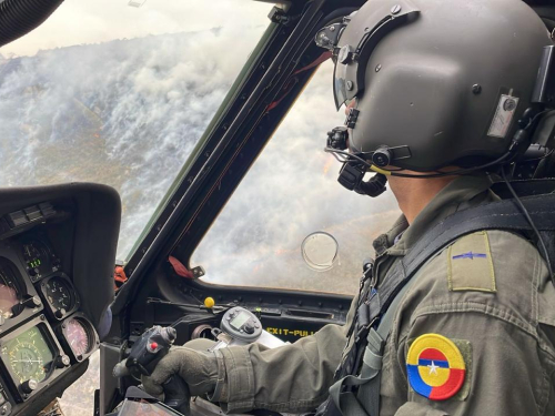 Helicópteros UH-60 Black Hawk claves para la extinción de incendios