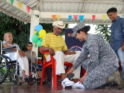 Hogar geriátrico en El Cerrito fue beneficiado con donaciones para los abuelitos