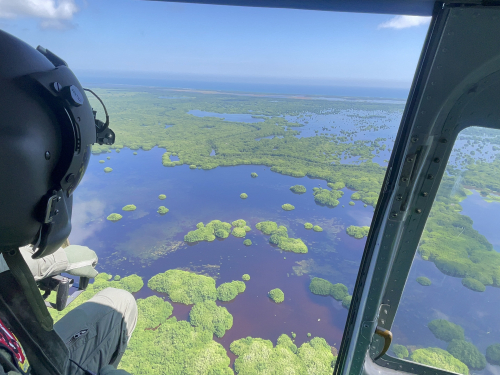 Monitoreo aéreo para la conservación ambiental en la Vía Parque Isla Salamanca