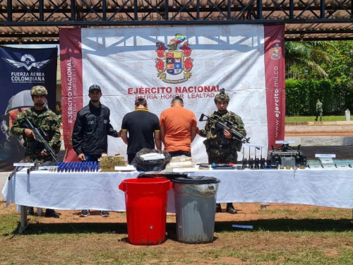 Desmantelamiento de laboratorio de clorhidrato de cocaína en el Vichada 