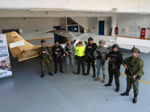 Aeronave vinculada al ELN fue ubicada por la Fuerza Aeroespacial Colombiana