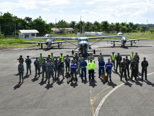 Entrenamiento de interdicción aérea fortalece capacidad en la lucha contra delitos trasnacionales