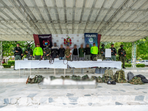 Estructura criminal fue desarticulada en el Huila por la Fuerza Pública
