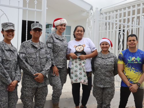 Niños y niñas de Malambo, atlántico disfrutan de la navidad