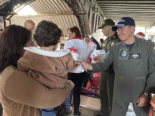 Aterrizó la navidad en San Juanito y El Calvario, Meta