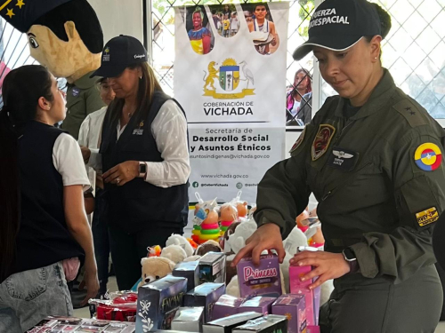 Más de 2.000 regalos fueron entregados en comunidades del oriente del país