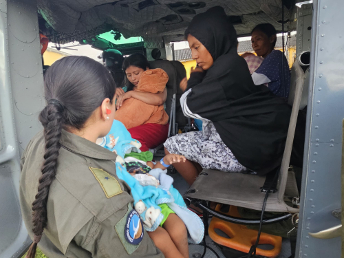 Cuatro menores con avanzada desnutrición fueron trasladados vía aérea en La Guajira