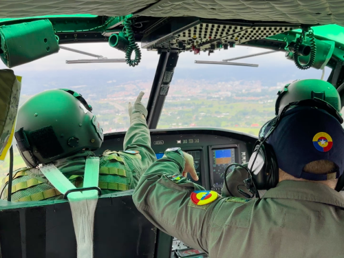 Operaciones de seguridad aérea son implementadas durante el puente festivo