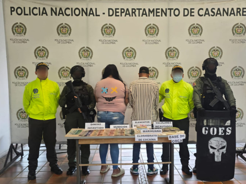 Estupefacientes, armamento y dinero en efectivo fueron incautados en Casanare