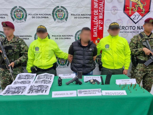 Golpe a la criminalidad: capturado alias ‘El Diablo’ en Huila