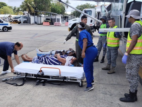 Grupo Aéreo del Caribe responde a emergencia médica