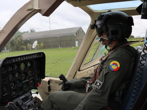 Vigilancia aérea en Putumayo para elecciones seguras