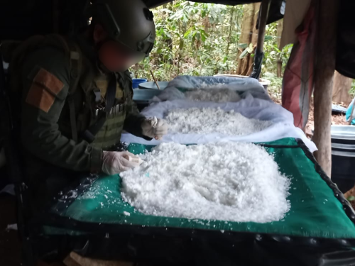 Desmantelado laboratorio avaluado en 61 mil millones de pesos