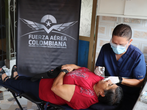 Familias rurales del Tolima recibieron asistencia médica humanitaria