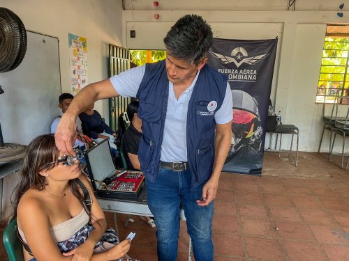 Fuerza Aeroespacial Colombiana lidera Actividad de Asistencia Médica Humanitaria en el Vichada