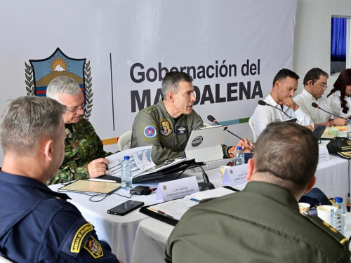 En Ciénaga, Magdalena se realiza consejo de seguridad con Ministerio de Defensa 