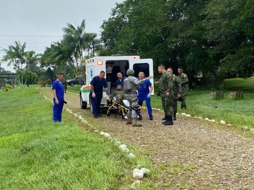 Evacuación aeromédica para salvaguardar la vida de militares en Puerto Guzmán