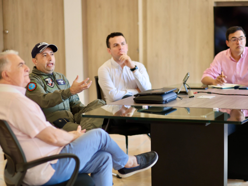 Gobernación del Huila y Fuerza Aeroespacial Colombiana suman esfuerzos por la seguridad