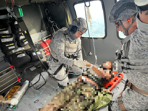 Soldado herido por mina en Catatumbo, fue evacuado por la Fuerza Aeroespacial