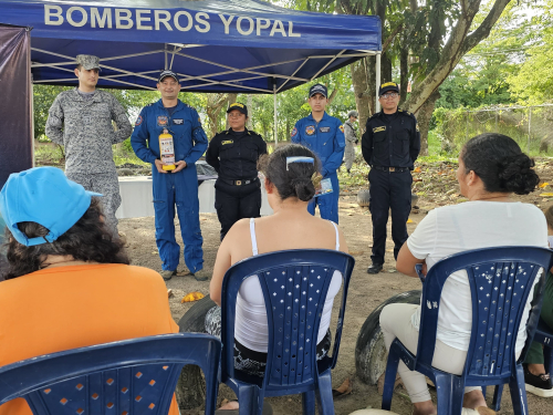 Con capacitación en prevención de incendios, casanareños fortalecen su respuesta ante emergencias