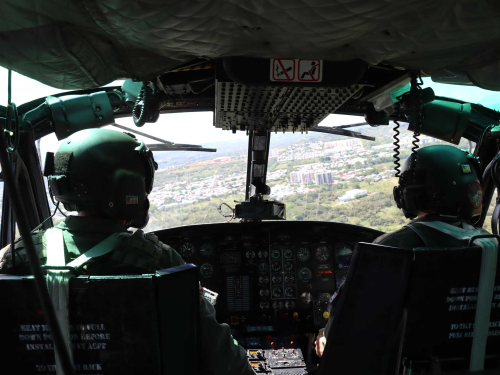 Fuerza Aeroespacial Colombiana intensifica patrullajes aéreos en el Huila