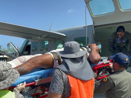 Paciente con fractura fue evacuado desde Providencia a San Andrés