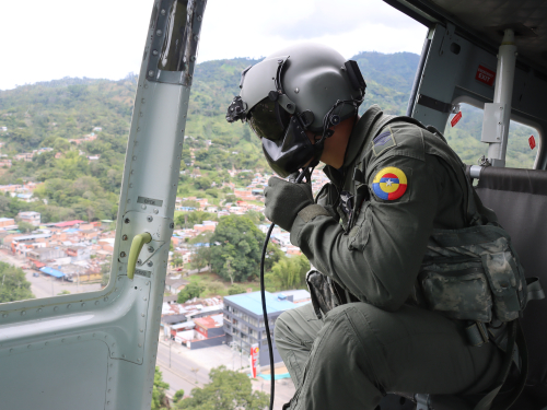 Balance operacional: aeronaves sobrevolaron durante las fiestas sampedrinas en 16 municipios 