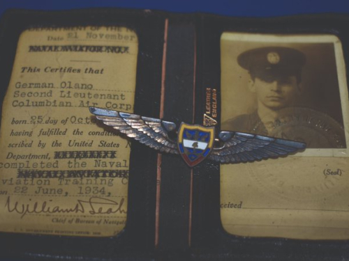 90 años del fallecimiento del Capitán Germán Olano, pionero de la aviación colombiana