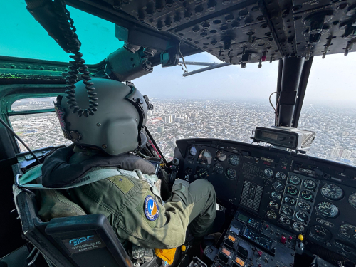 Sobrevuelos de seguridad durante el Foro de Desarrollo  Económico en Barranquilla