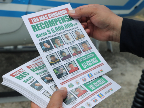 Más de 8.000 volantes de los más buscados fueron lanzados en Casanare