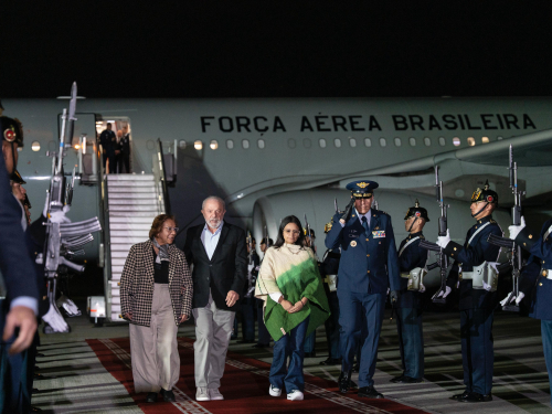 Recibimiento Jefes de Estado asistentes a la Cumbre de Países Amazónicos
