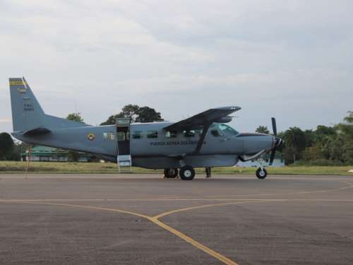 Simulación de interceptación aérea refuerza la seguridad en el suroriente colombiano