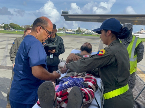 Traslado aeromédico de paciente desde Providencia hasta San Andrés