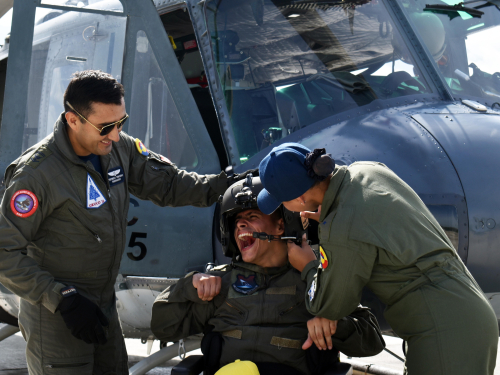 Miguel Ángel cumplió un gran sueño: ser piloto de su Fuerza Aeroespacial