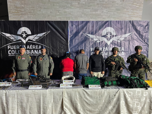 Capturas e incautación de material de guerra perteneciente a la “Segunda Marquetalia”