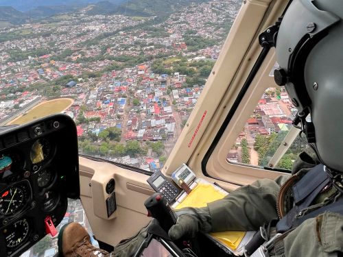  Operaciones aéreas fortalecen la seguridad durante los comicios en el suroriente colombiano