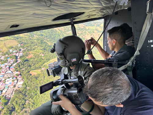 Periodistas del Magdalena Medio registraron desde el aire la consulta interpartidista nacional