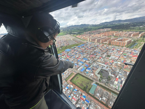 Con amplio dispositivo, su Fuerza Aeroespacial Colombiana refuerza la seguridad durante elecciones 