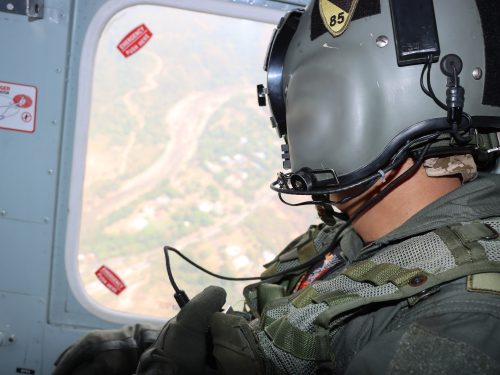 54 misiones aéreas de vigilancia brindaron seguridad en tres departamentos