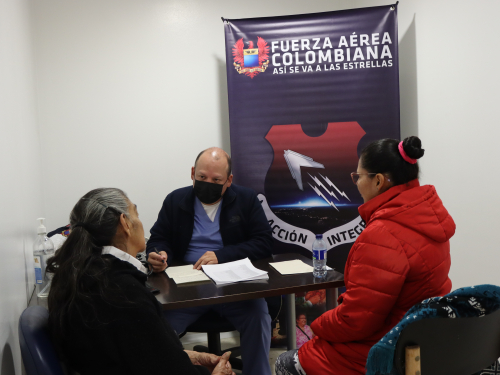 Actividad de Asistencia Médica y Humanitaria gratuita en Sutamarchán, Boyacá