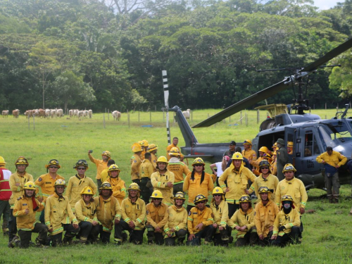 Movilización táctica fortalece preparación nacional para enfrentar incendios forestales en el Caquetá