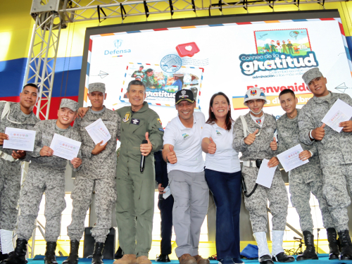 Correo de la Gratitud: Colombia rinde homenaje a la Fuerza Pública