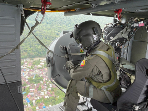 Mediante Operación de Información aérea en Chocó es fortalecida la seguridad regional