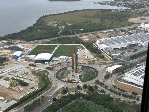 Seguridad aérea durante el Carnaval de Barranquilla