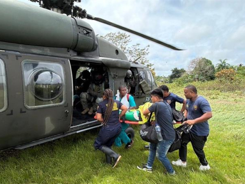 Con traslado aeromédico fue protegida la vida de mujer en estado crítico